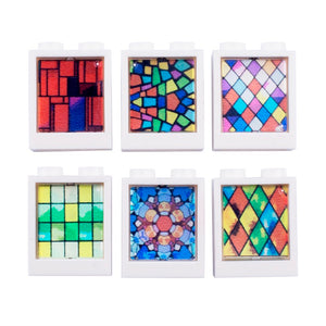 MOC Accessories Glass Stained Windows | Custom