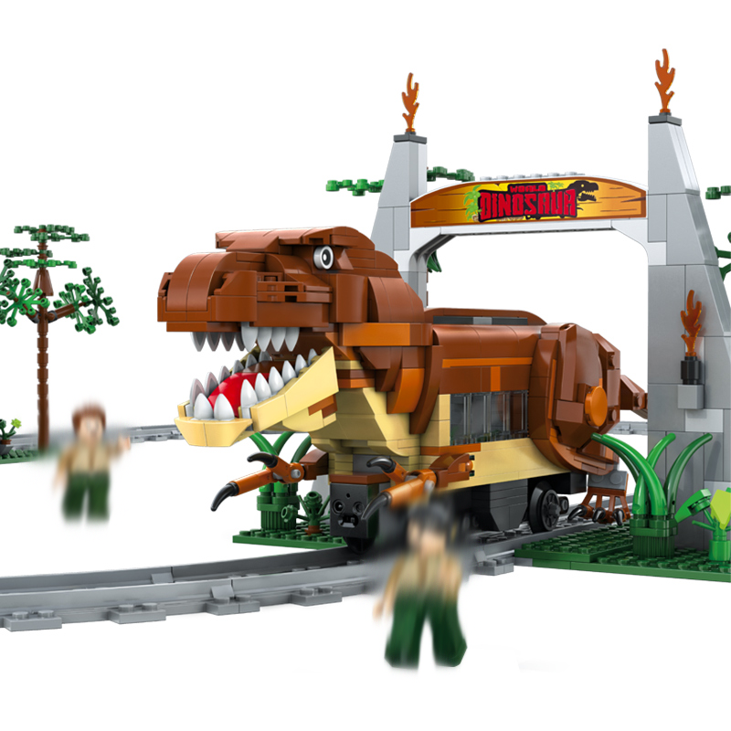 Lego jurassic world train hotsell